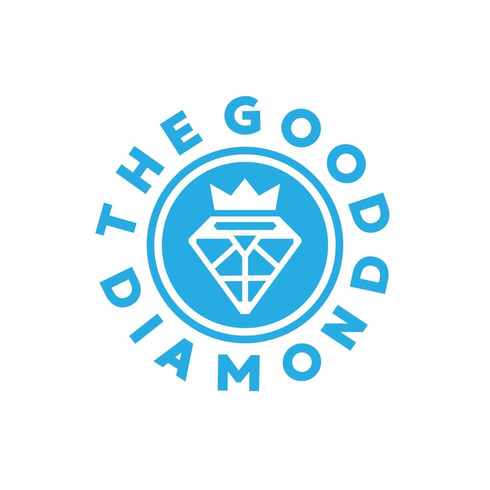 vector illustration of diamond jewelry logo icon for the trade industry and art collectors