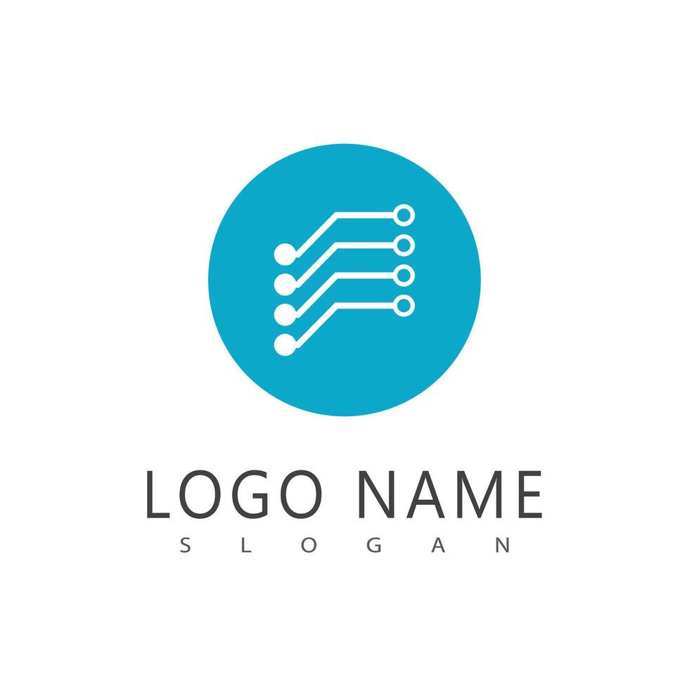 Circuit logo vector element symbol and design