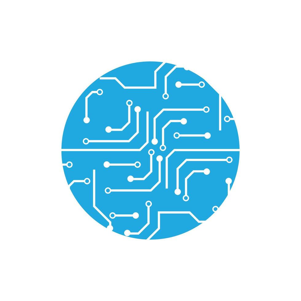 Circuit logo vector element symbol and design