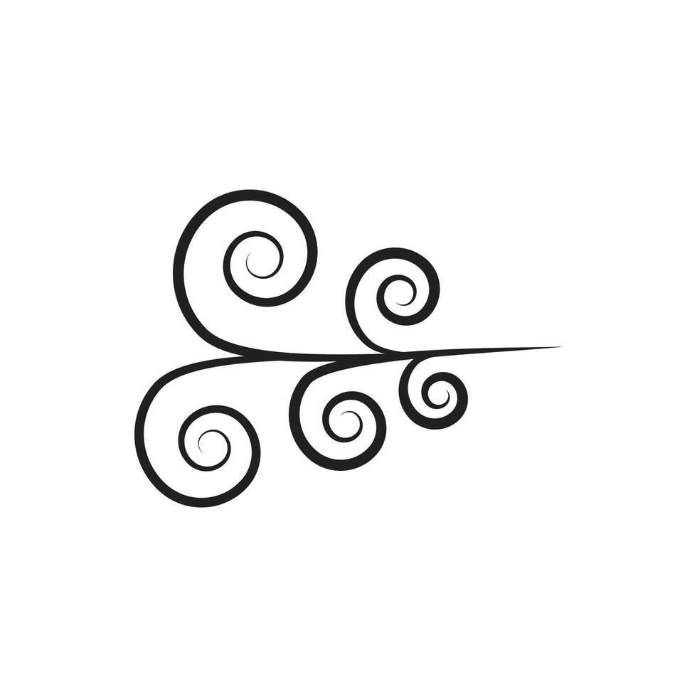 viento logo vector símbolo diseño