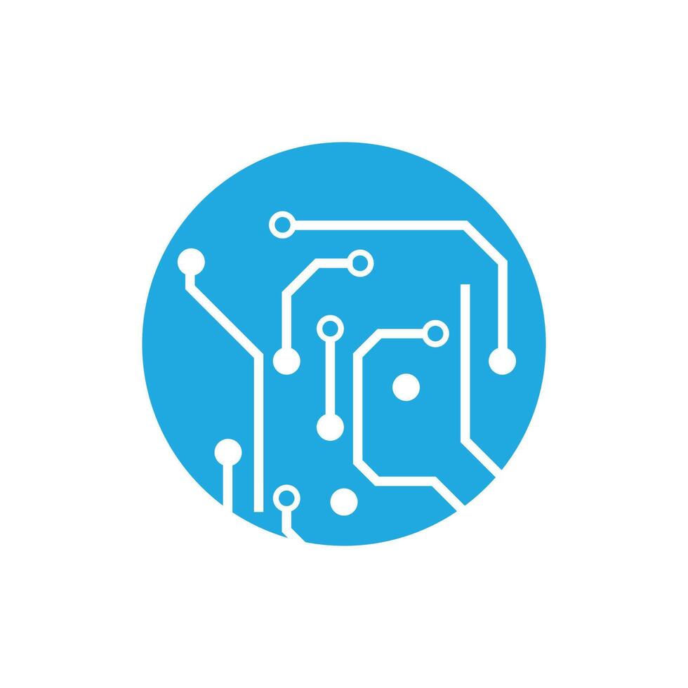 Circuit logo vector element symbol and design