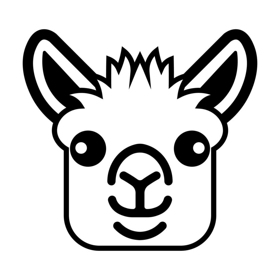 negro vector llama icono aislado en blanco antecedentes