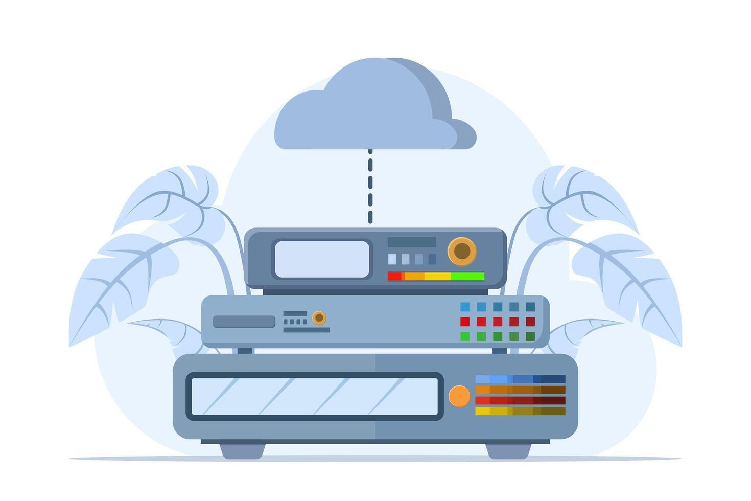 base de datos programador concepto, programación idioma. css, html, él, ui desarrollar, código. plano ilustración programador bandera para sitio web, aterrizaje página, web, infografía. vector