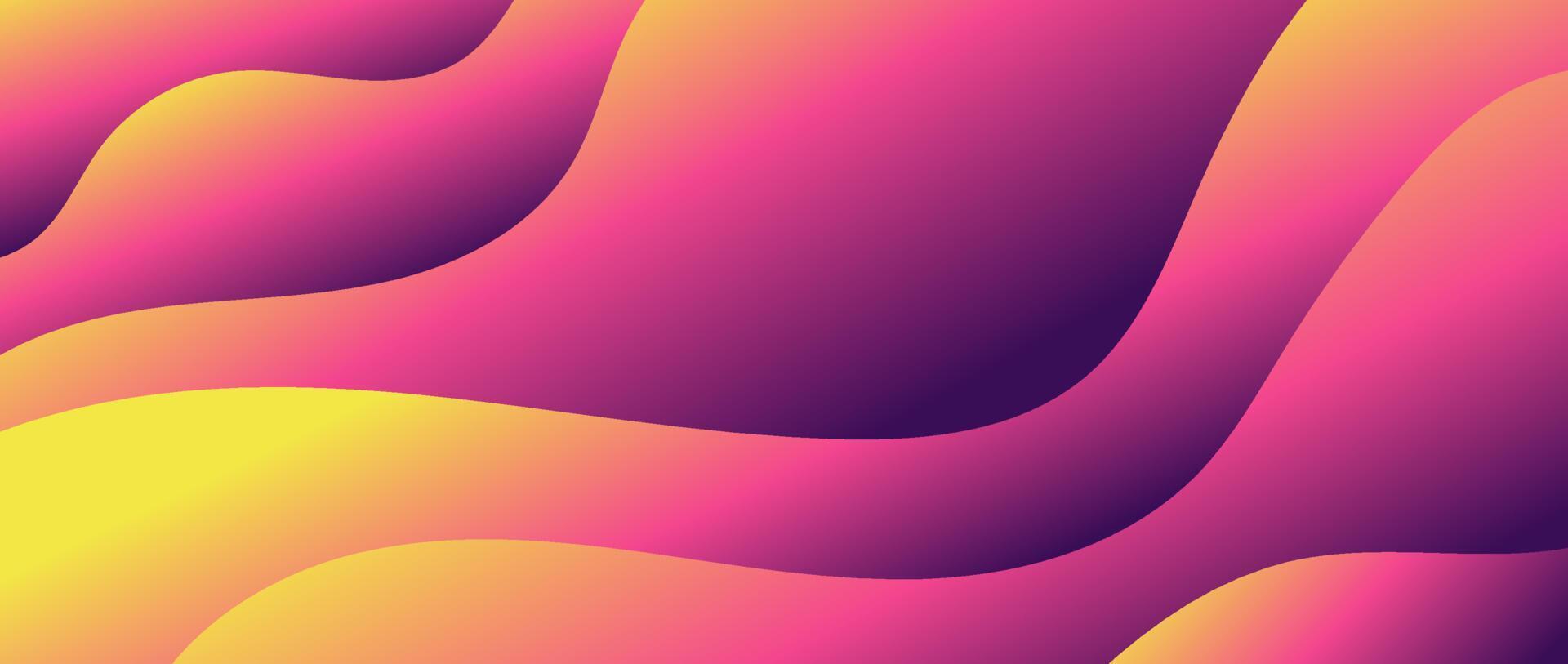 Dynamic wave gradient background vector