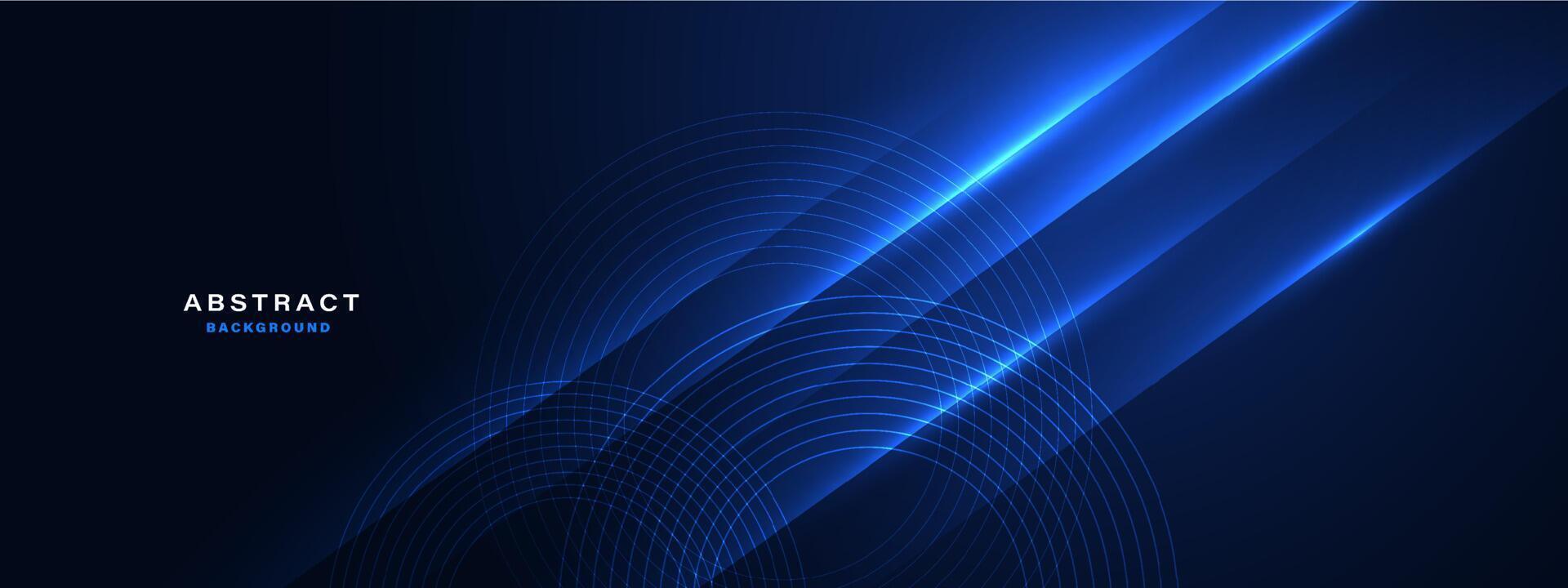 Abstract futuristic background with glowing light vector