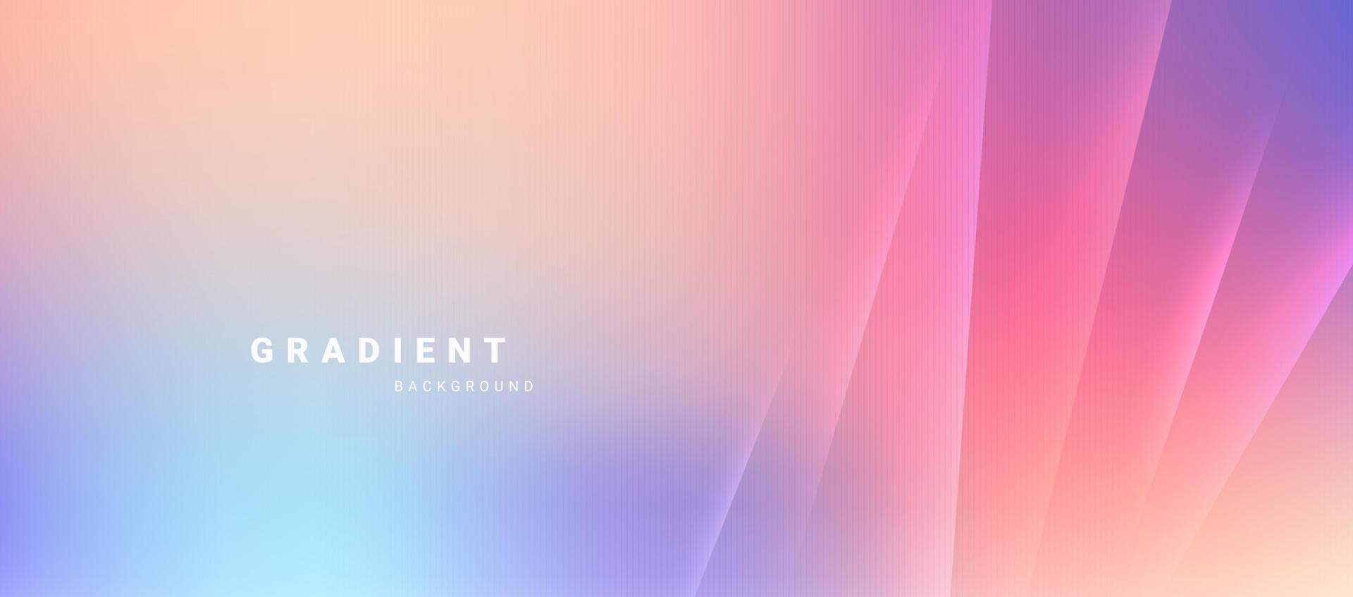 Blur gradient background glowing light effect. vector