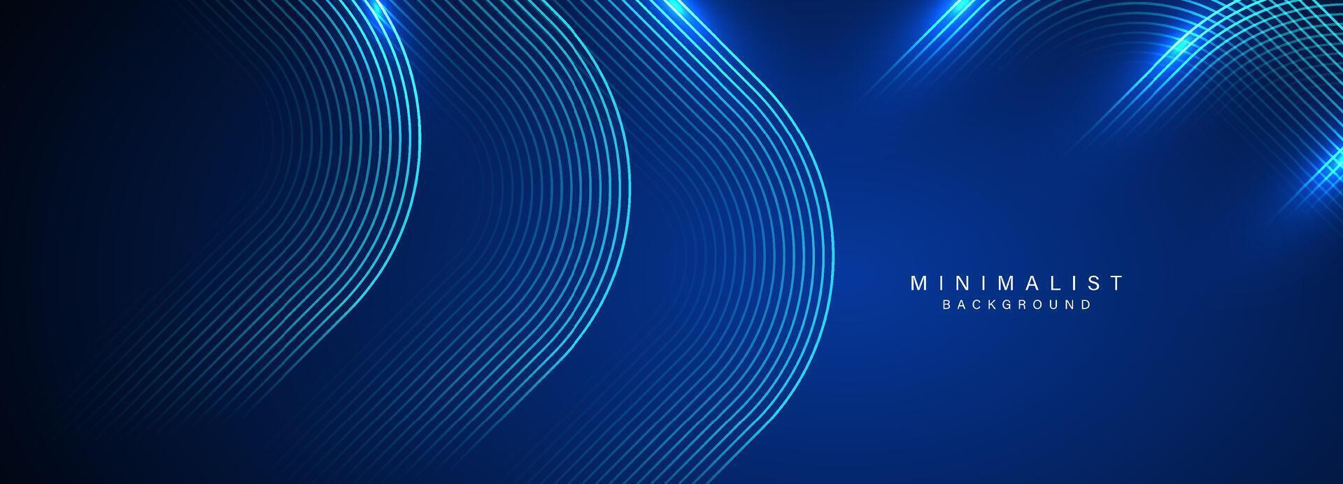 Abstract blue modern background with. Dynamic geometric shapes. Vector illustration