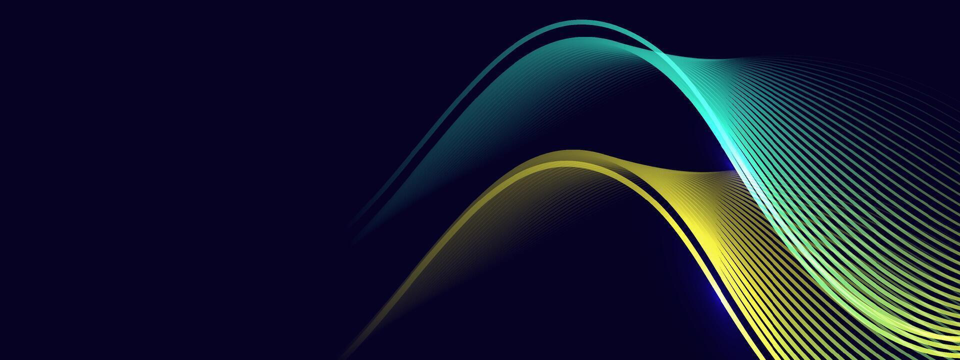 Abstract background with flowing lines. Dynamic waves. vector