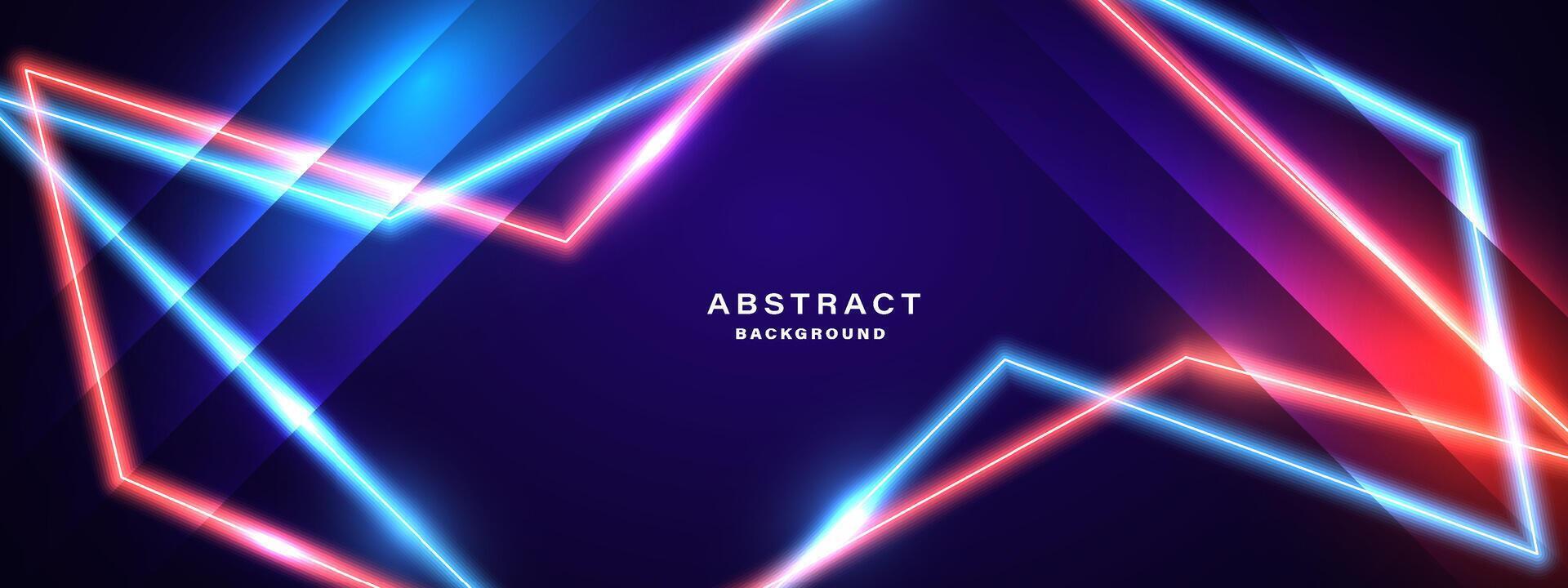 Abstract glowing neon lights background vector