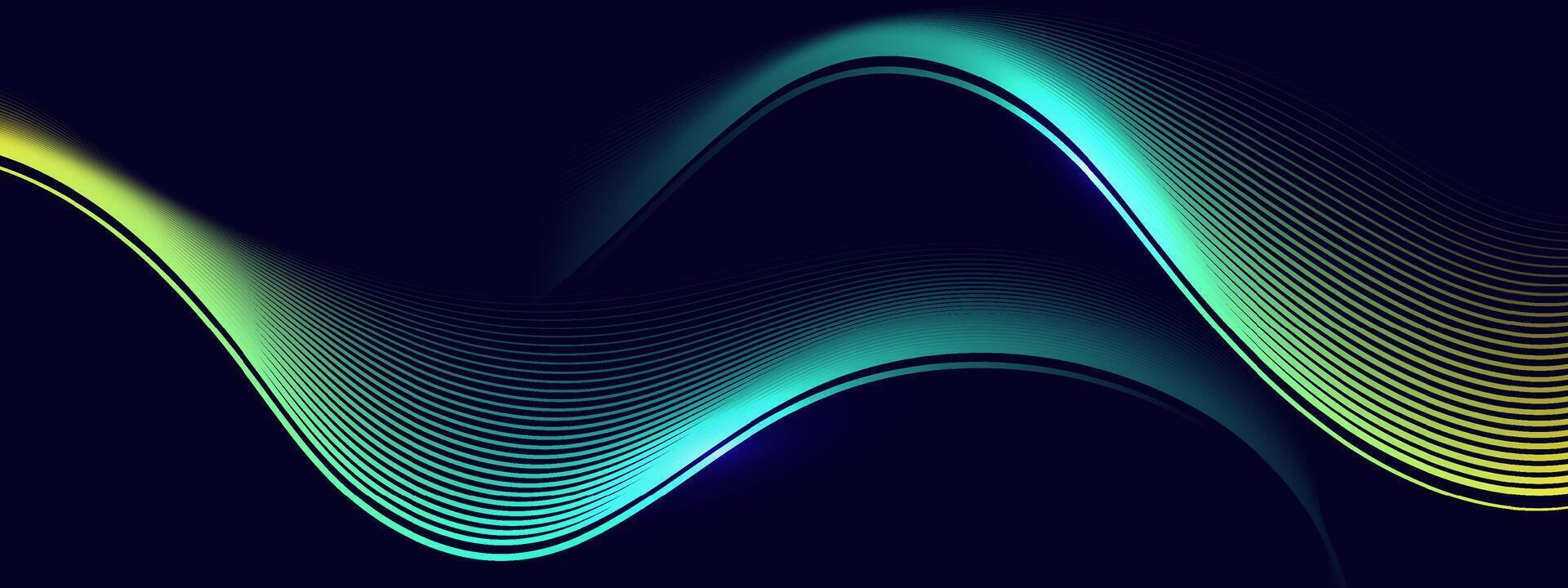 Abstract background with flowing lines. Dynamic waves. vector