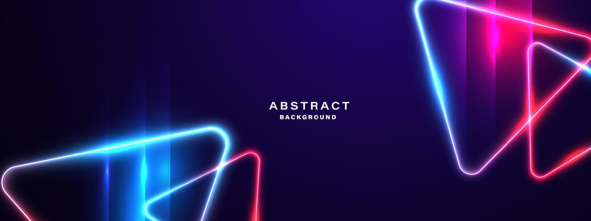 Abstract glowing neon lights background vector