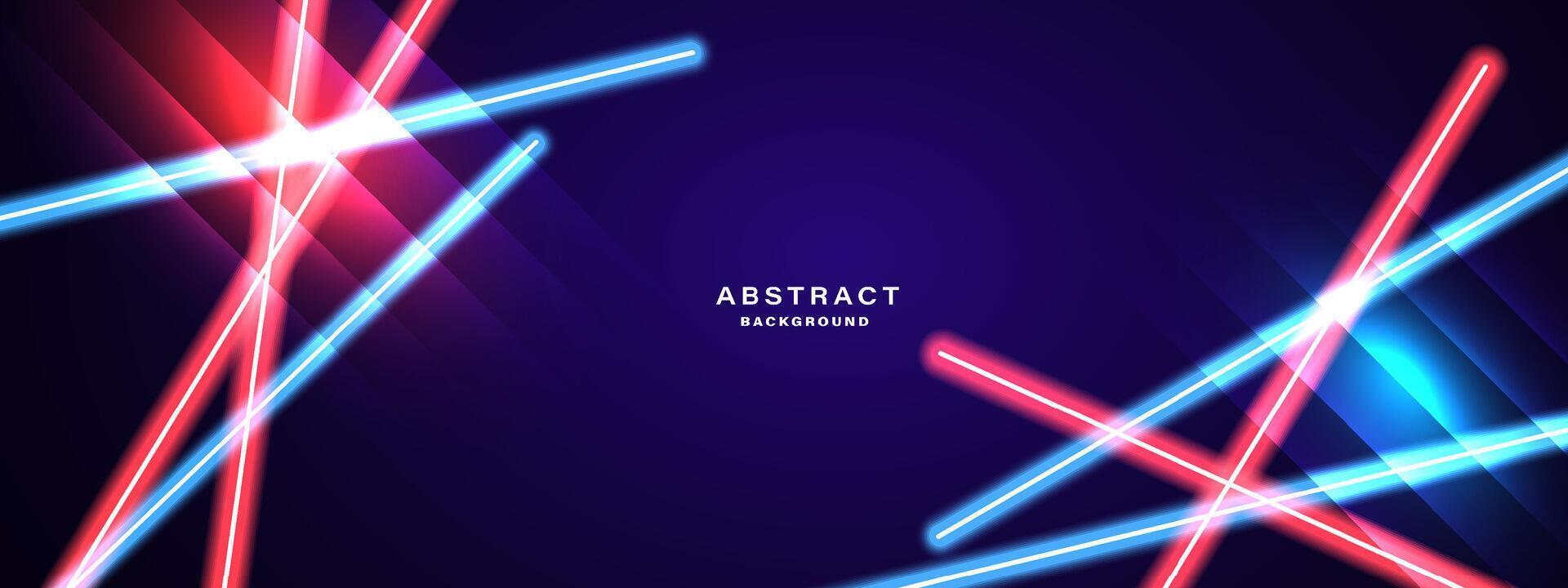 Abstract glowing neon lights background vector