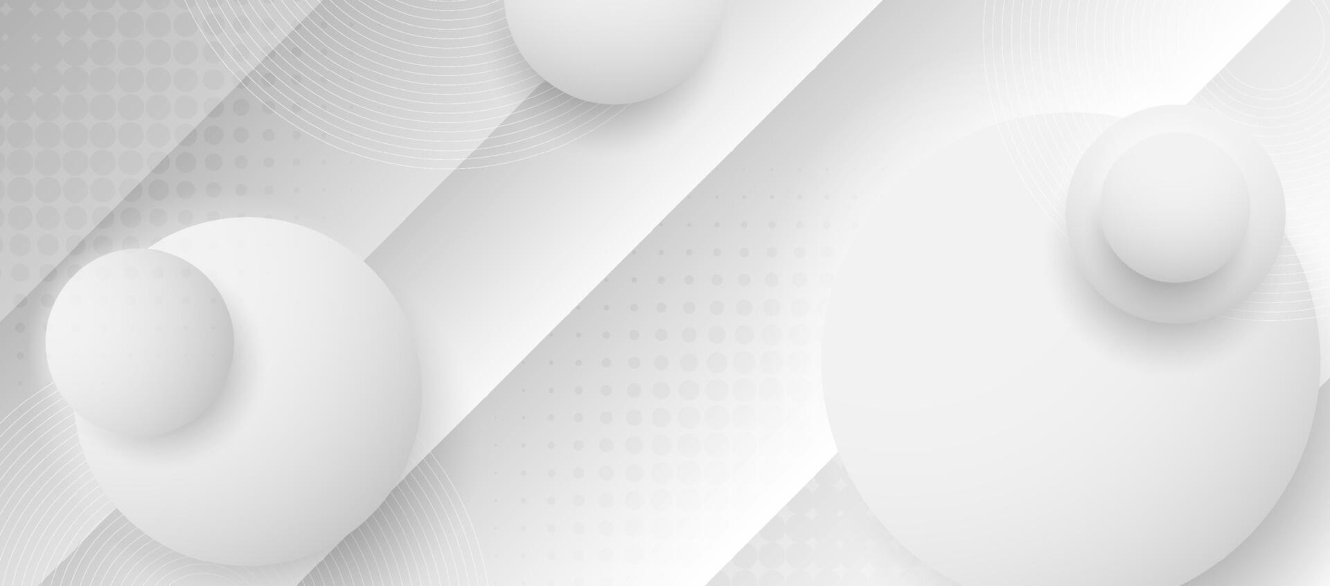 White and gray minimal abstract background vector