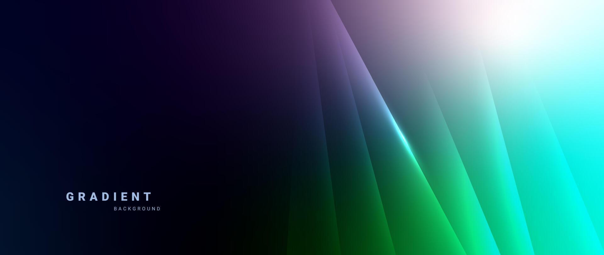 gradient background with green and blue colors vector