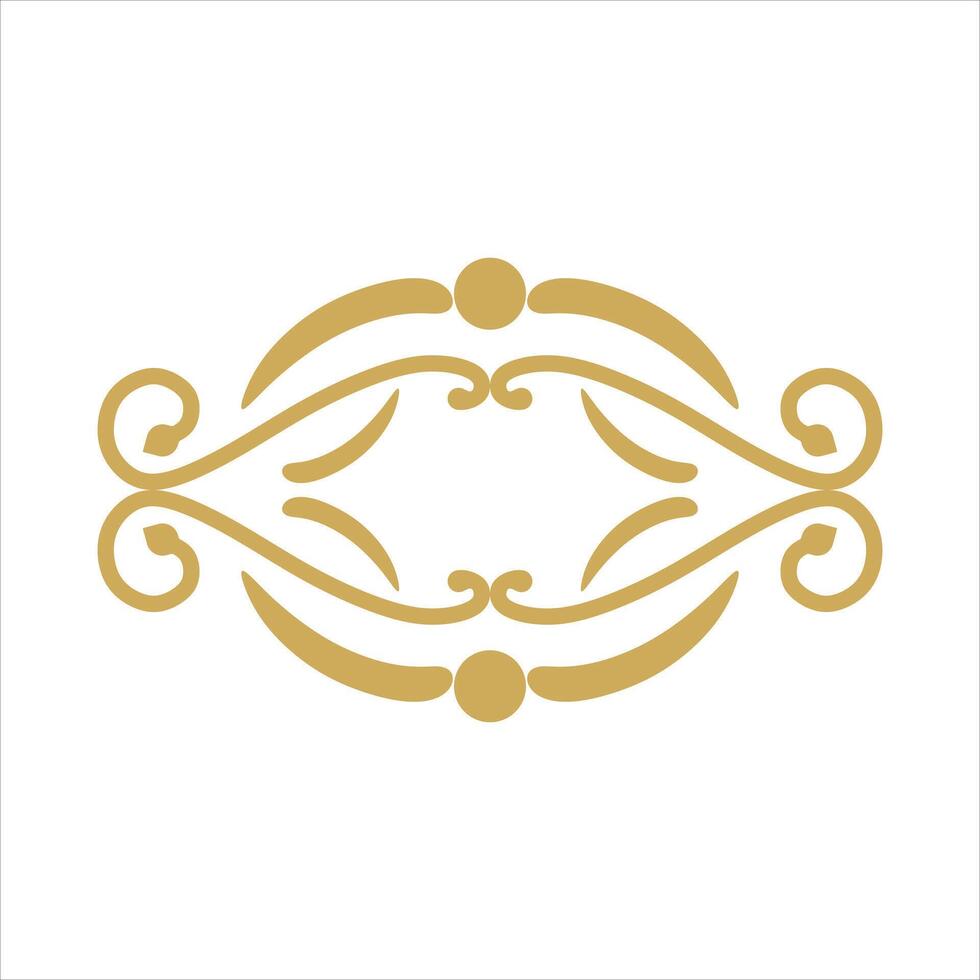 abstarct lujo logo vector elemento