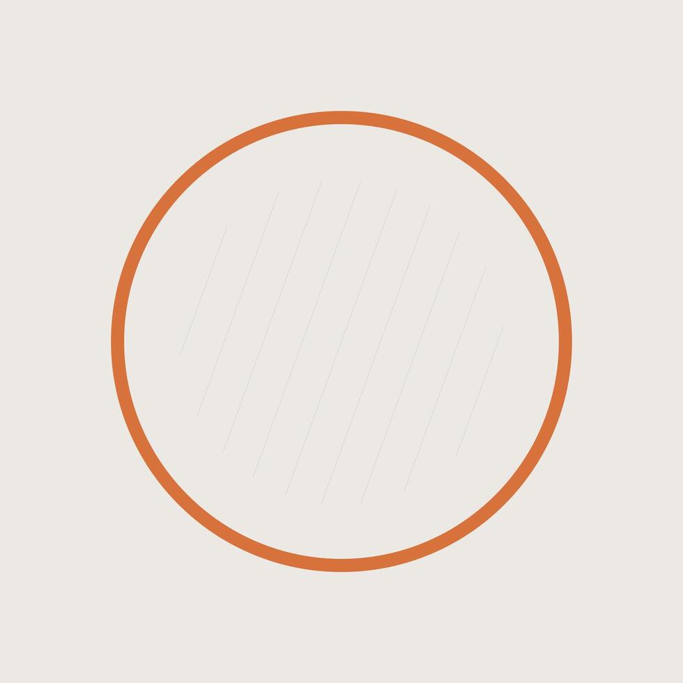 Complex abstract geometric shape with pale details vector element