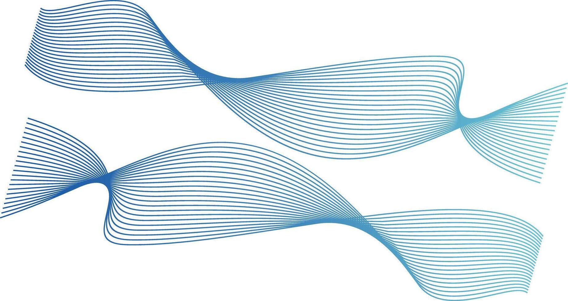 Wave line colorful abstract vector element