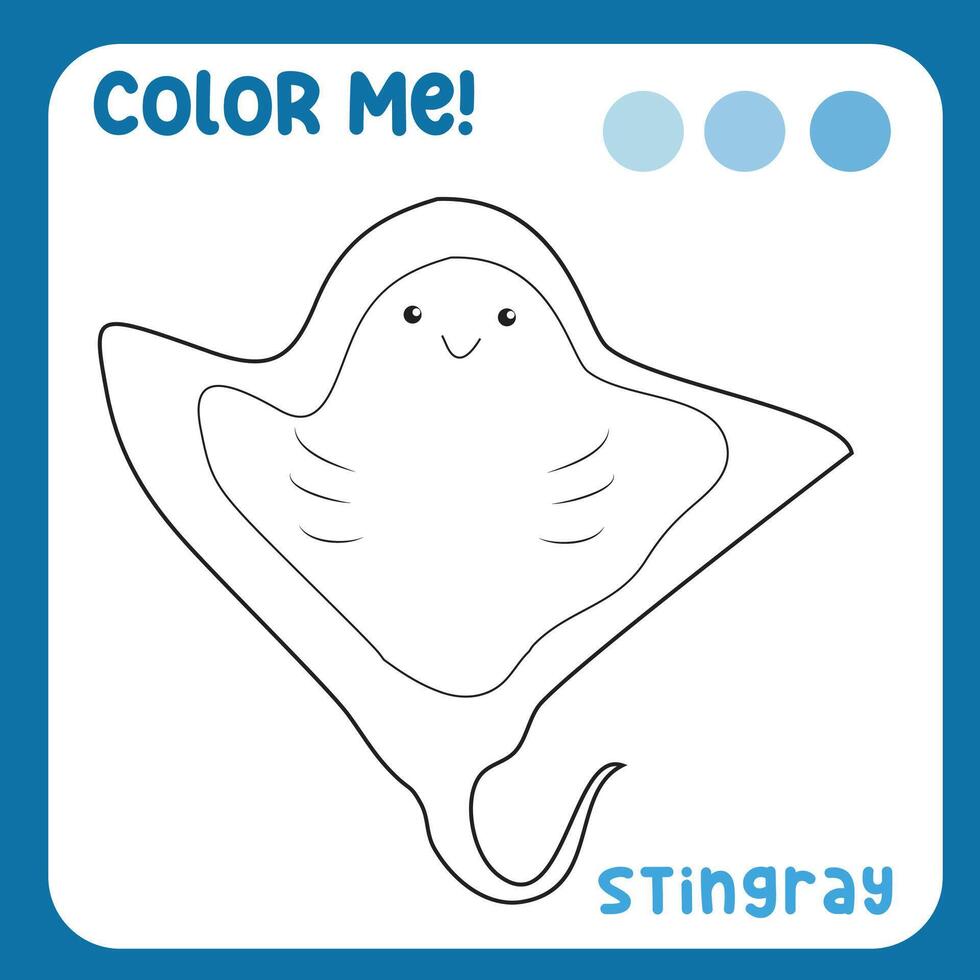 Coloring worksheet page. Educational printable coloring worksheet. Vector illustration.