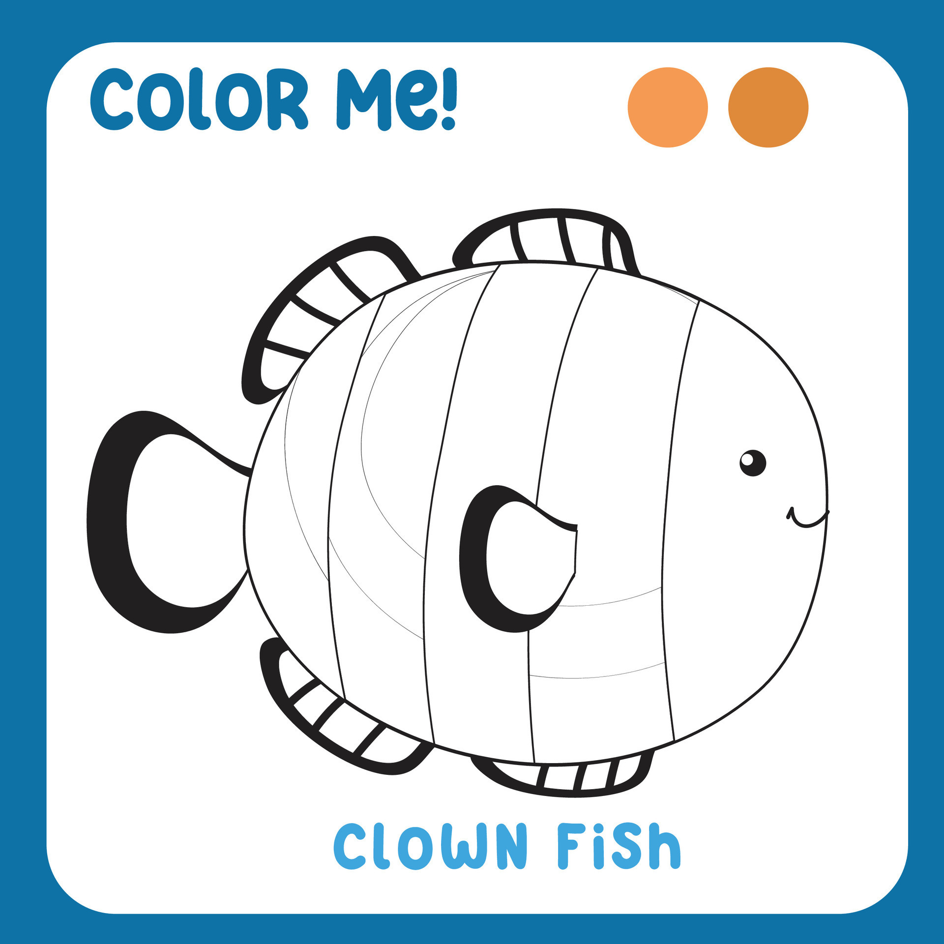 Coloring worksheet page Educational printable coloring worksheet