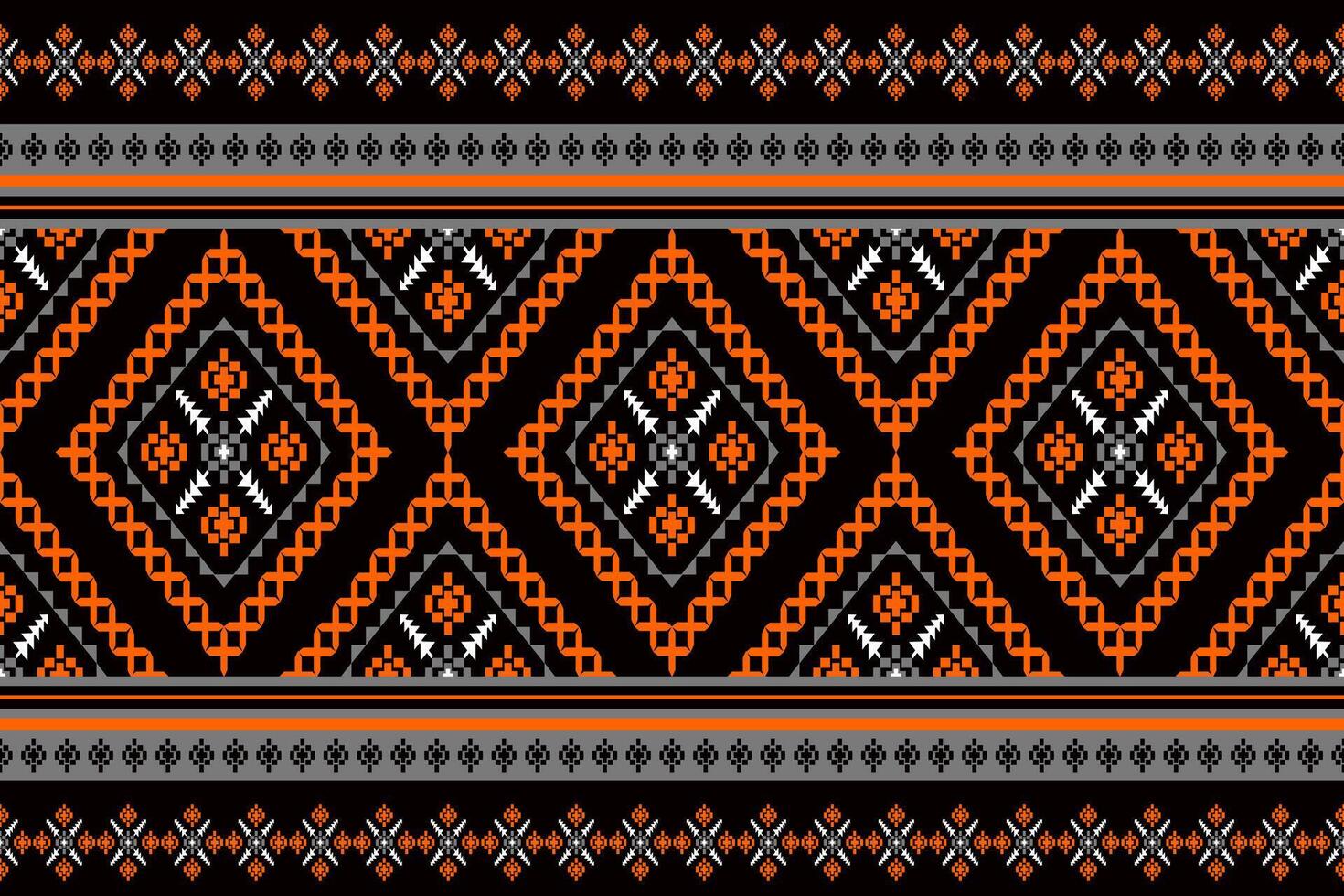 geométrico étnico oriental sin costura modelo. lata ser usado en tela diseño para ropa, textil, envase, fondo, fondo de pantalla, batik, alfombra, bordado estilo vector