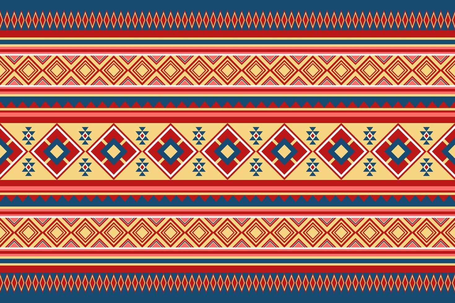 Geometric ethnic oriental seamless pattern. Can be used in fabric design for clothing, textile, wrapping, background, wallpaper, batik, carpet, embroidery style vector