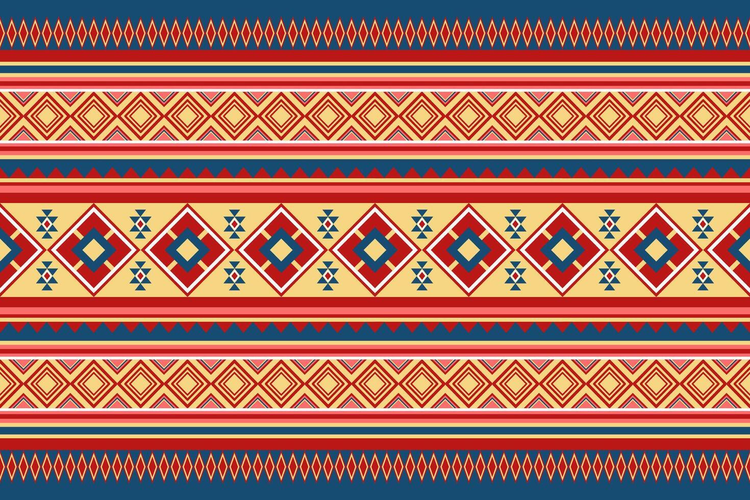 Geometric ethnic oriental seamless pattern. Can be used in fabric design for clothing, textile, wrapping, background, wallpaper, batik, carpet, embroidery style vector