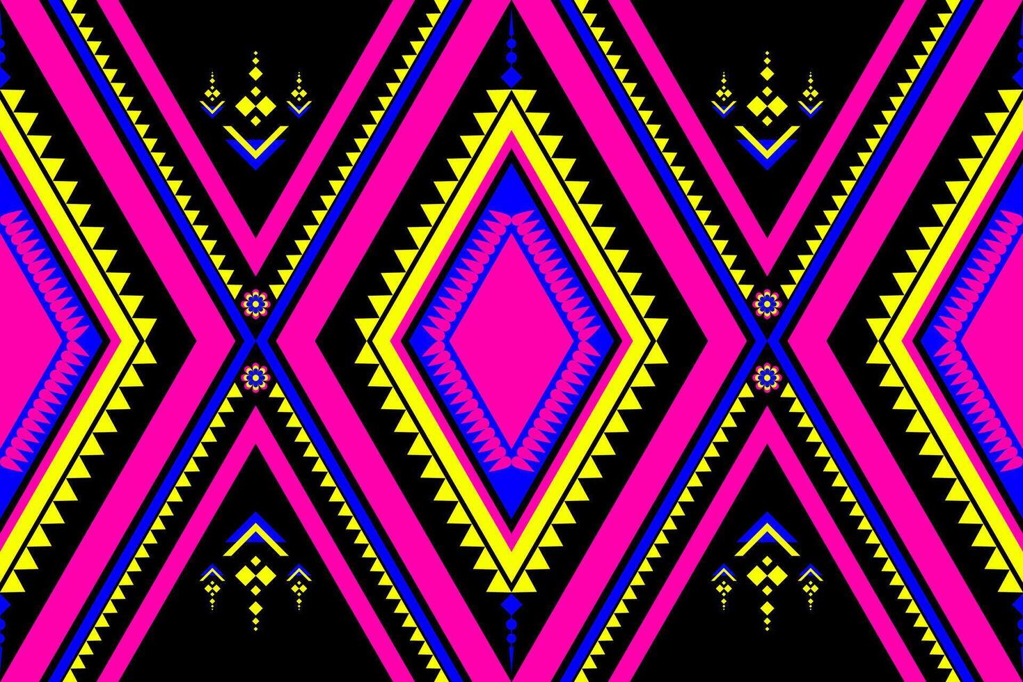 Geometric ethnic oriental seamless pattern. Can be used in fabric design for clothing, textile, wrapping, background, wallpaper, batik, carpet, embroidery style vector