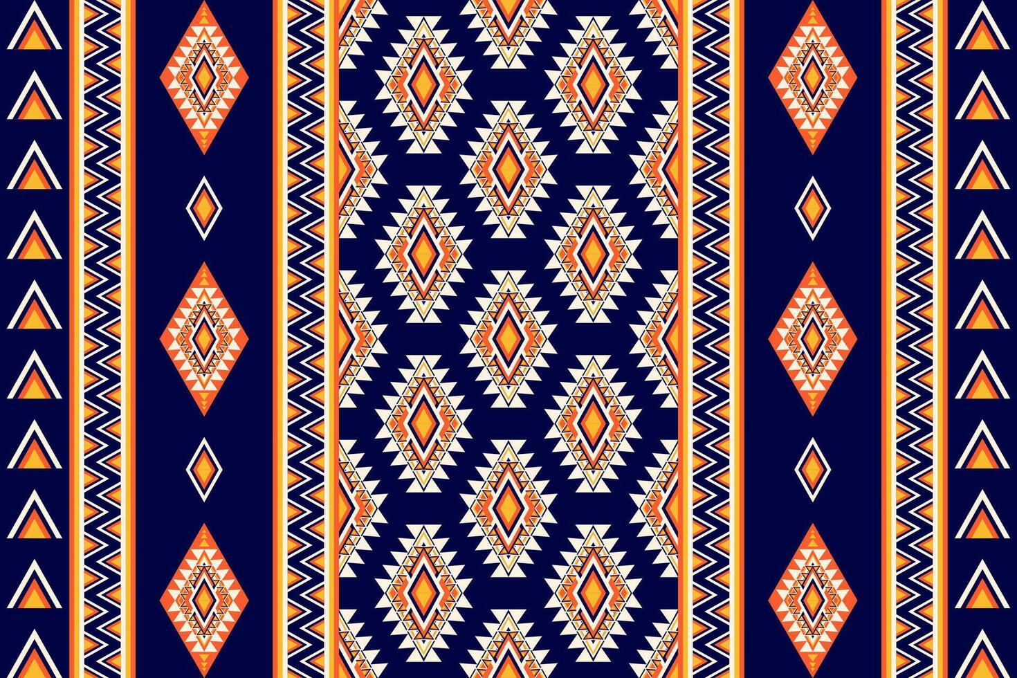 Geometric ethnic oriental seamless pattern. Can be used in fabric design for clothing, wrapping, textile, background, wallpaper, batik, carpet, embroidery style vector
