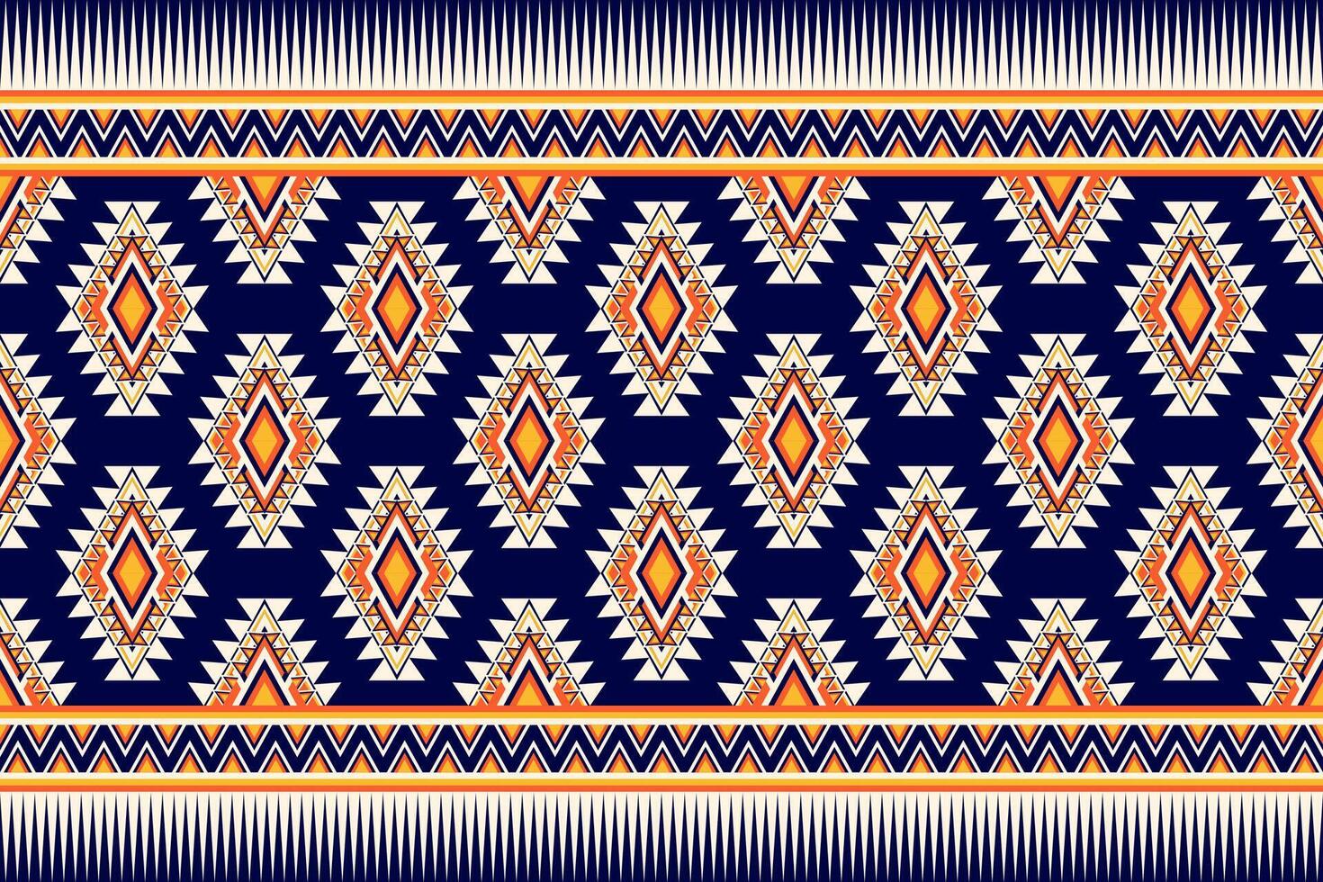 Geometric ethnic oriental seamless pattern. Can be used in fabric design for clothing, wrapping, textile, background, wallpaper, batik, carpet, embroidery style vector