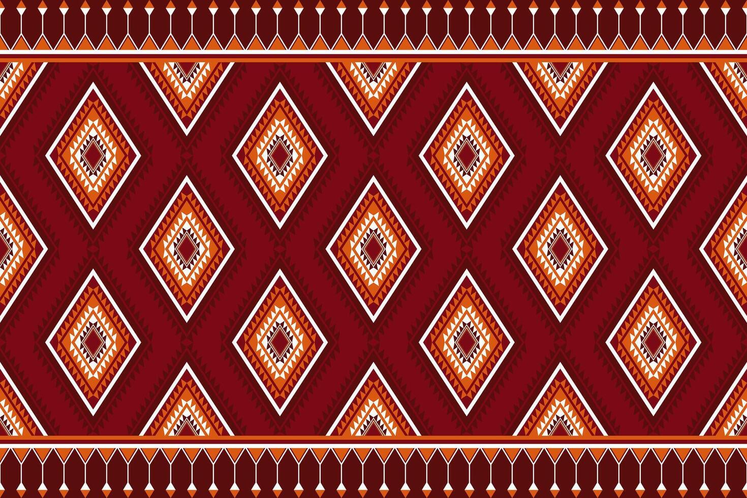 Geometric ethnic oriental seamless pattern. Can be used in fabric design for clothing, textile, wrapping, background, wallpaper, batik, carpet, embroidery style vector