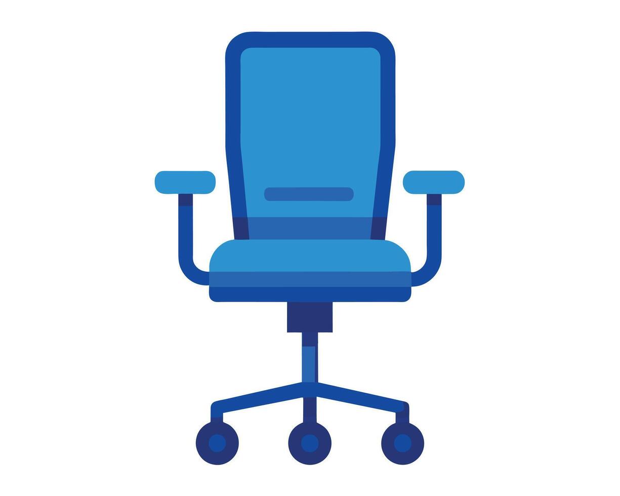 cómodo oficina silla vector ilustración