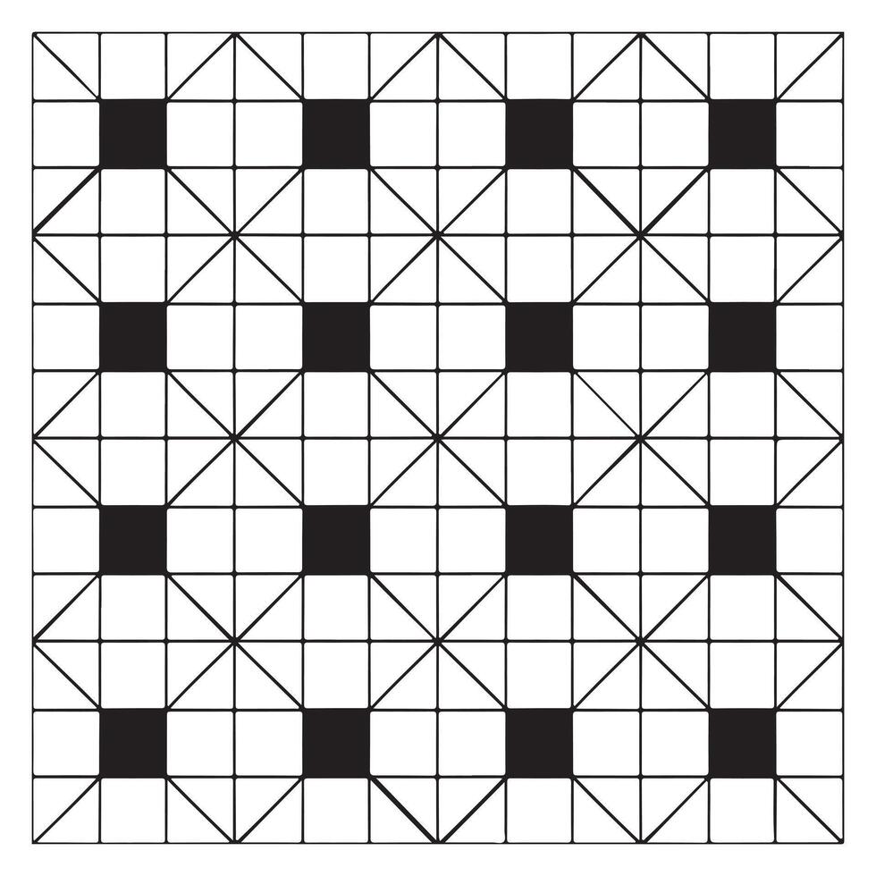 Geometric Vector Seamless Pattern On White Background