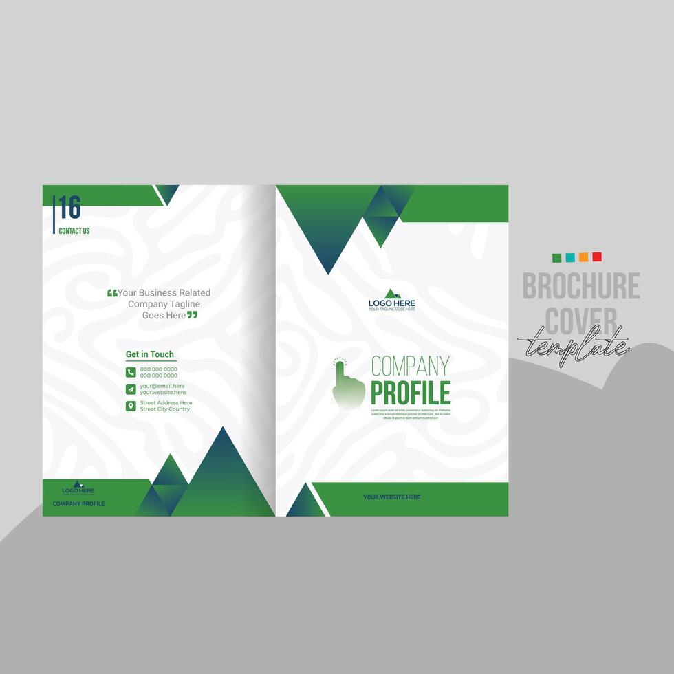 folleto cubrir diseño para corporativo y ninguna utilizar vector