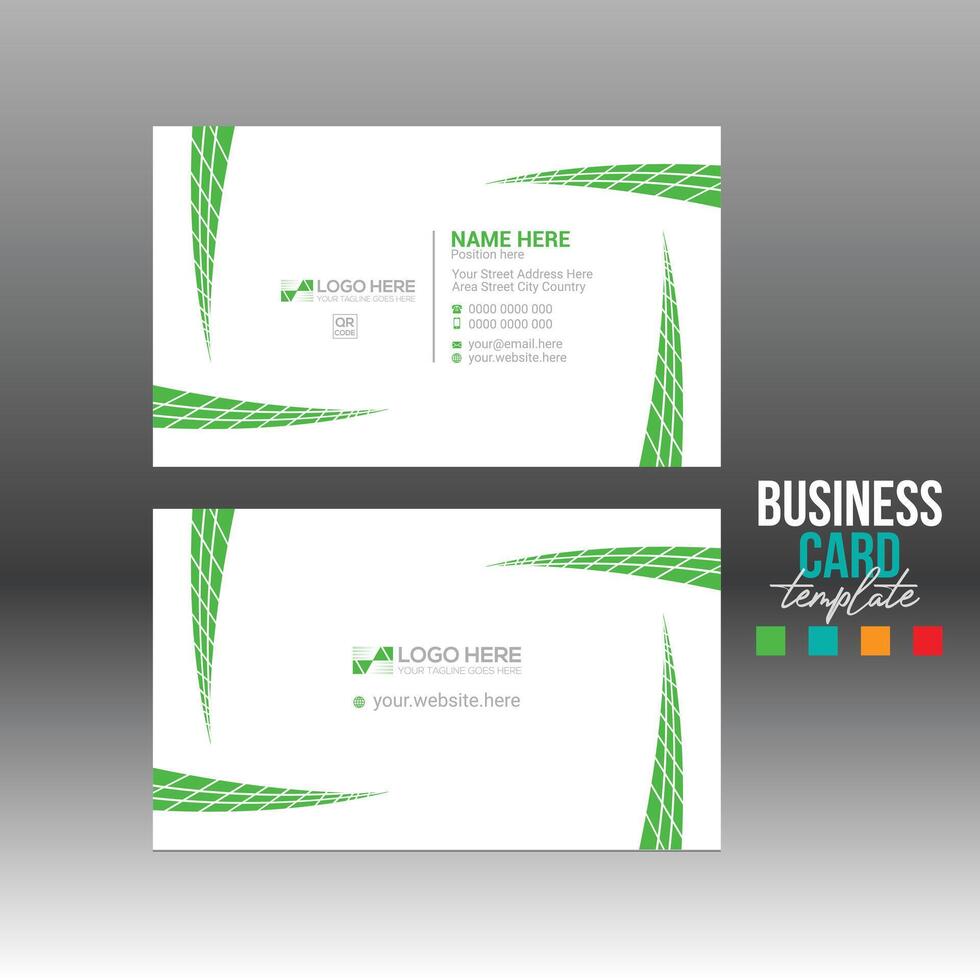 business card for corporate and any use vector