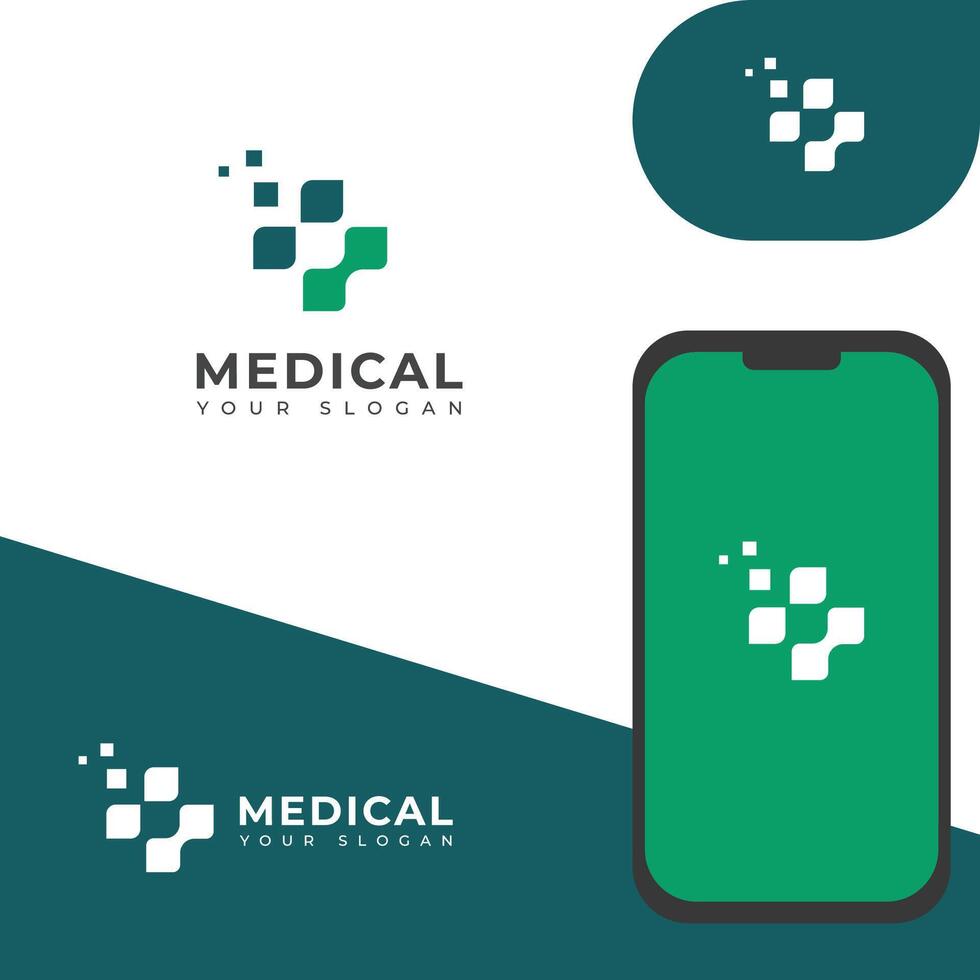 Creative Modern Medical Logo design. vector