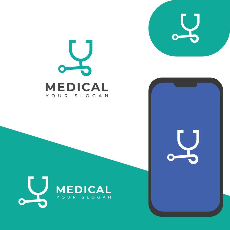 Creative Modern Medical Logo design. vector