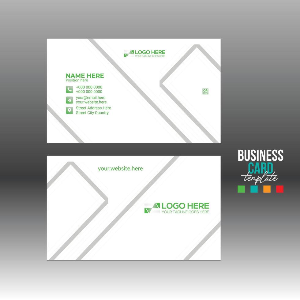 business card for corporate and any use vector