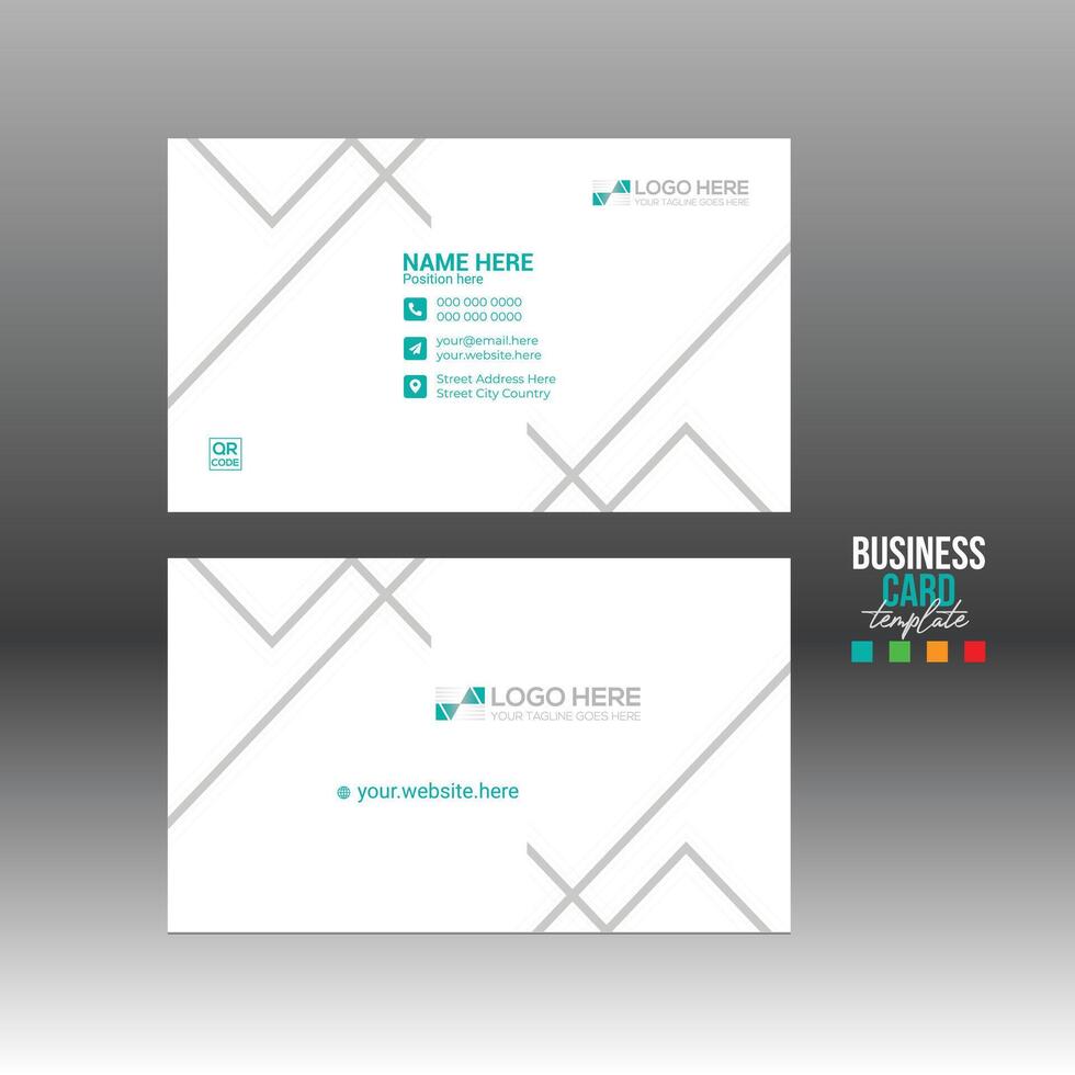 business card for corporate and any use vector