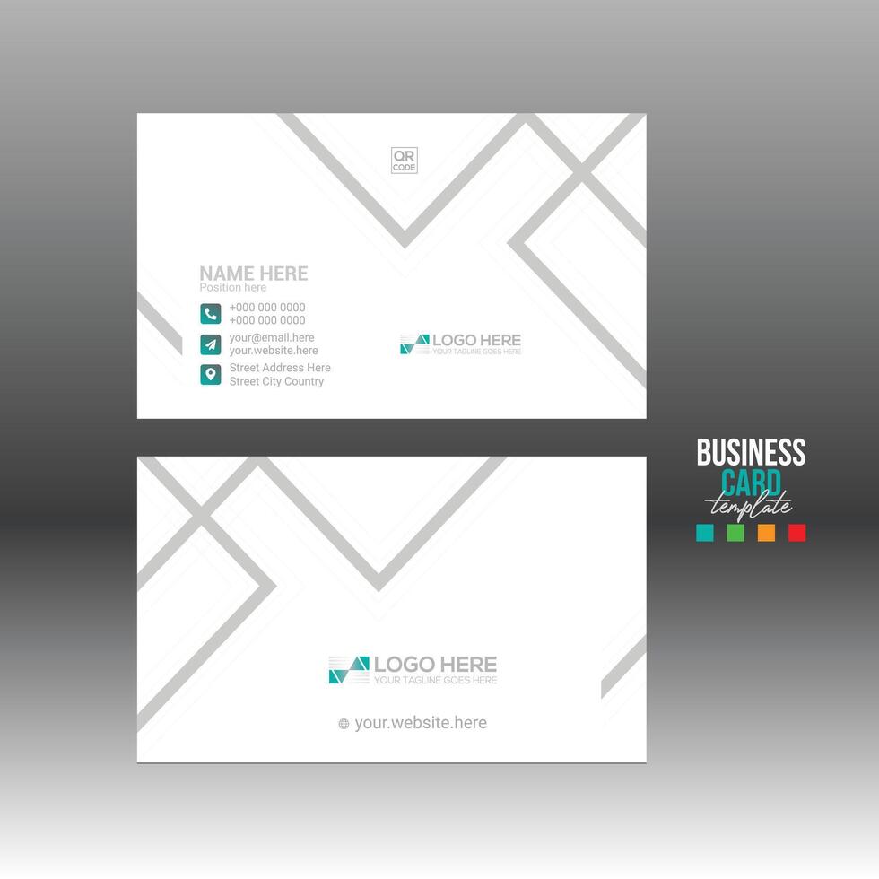 business card for corporate and any use vector