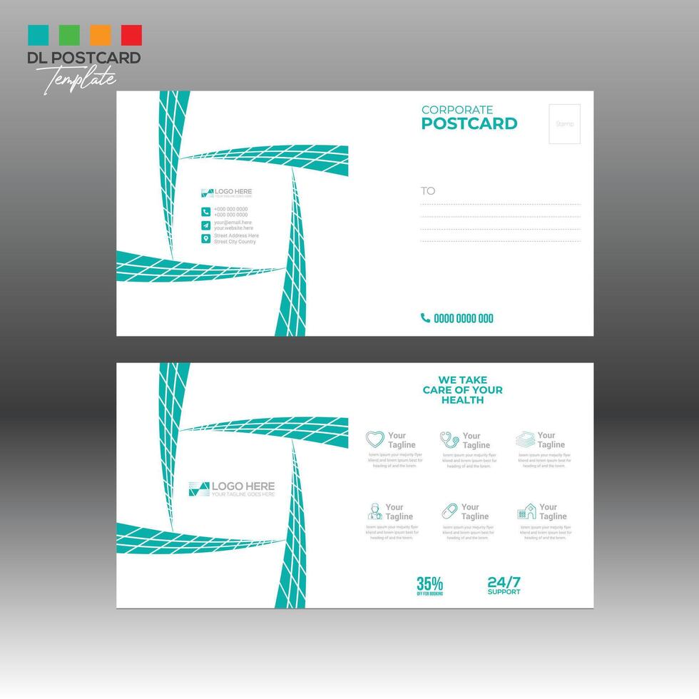 tarjeta postal diseño para ninguna mejor utilizar vector