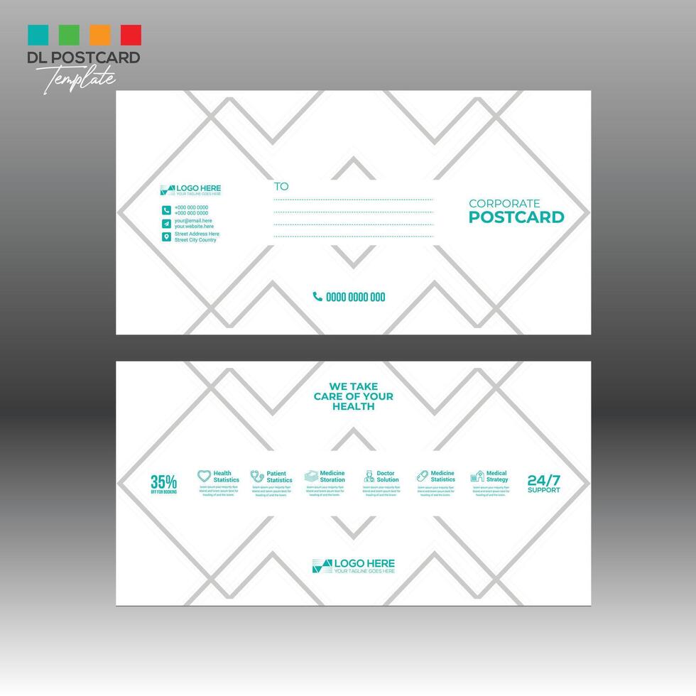 tarjeta postal diseño para ninguna mejor utilizar vector