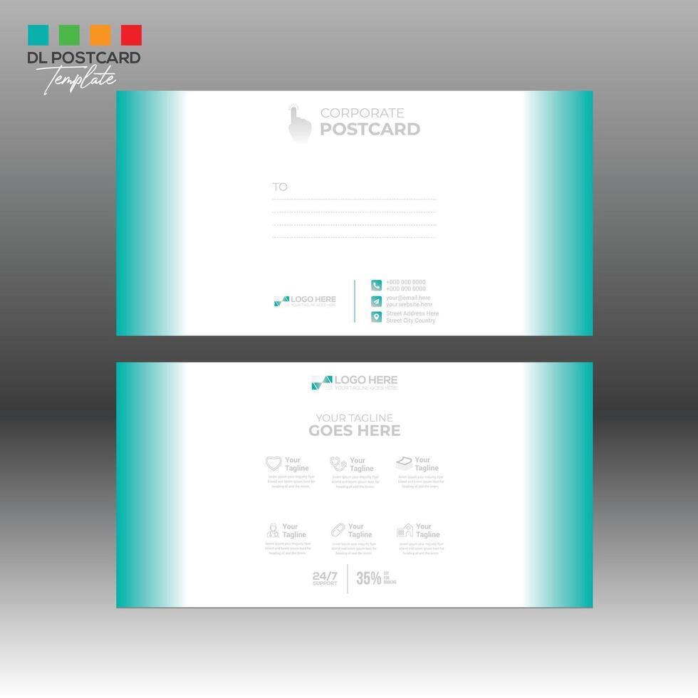 tarjeta postal diseño para ninguna mejor utilizar vector