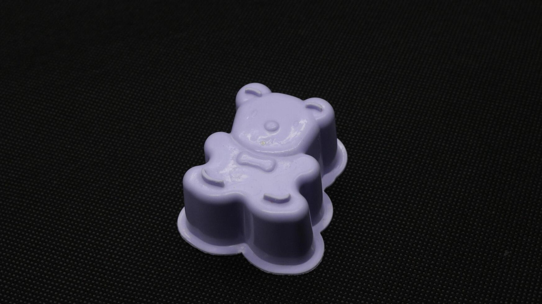 Bear shape cake mold isolated photo