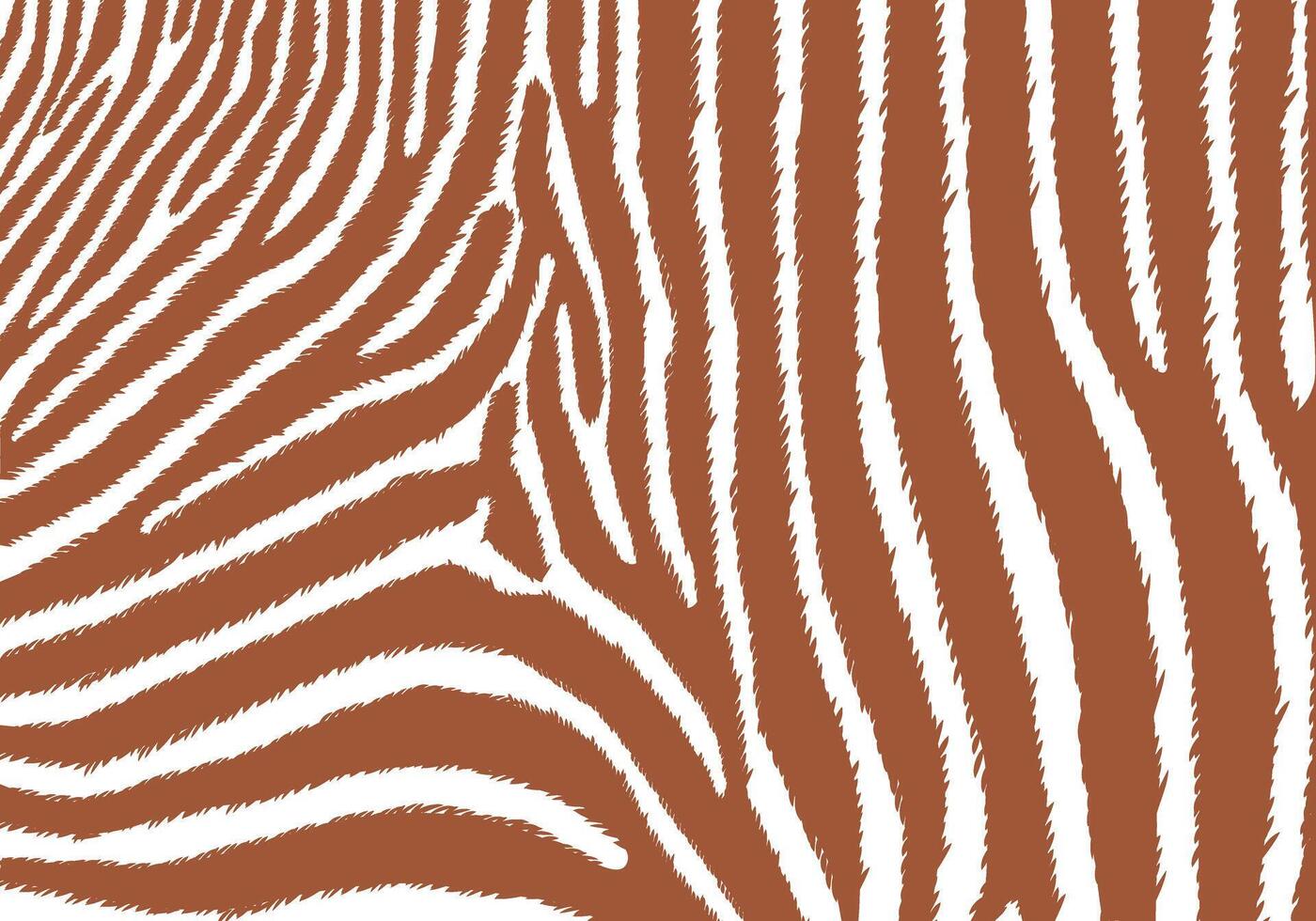 Zebra pattern brown color vector for background design.