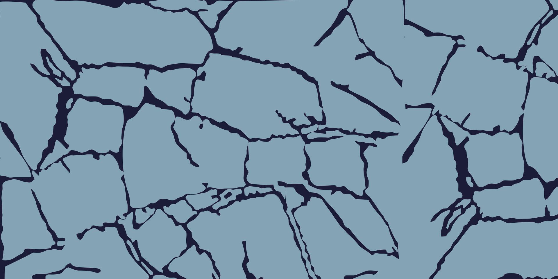 Tile cracked wall vector for background design.