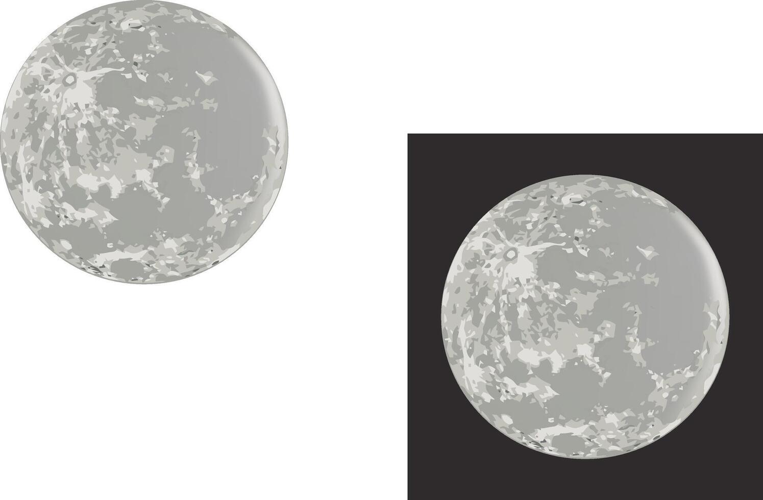 Abstract spheres on contrasting backgrounds vector