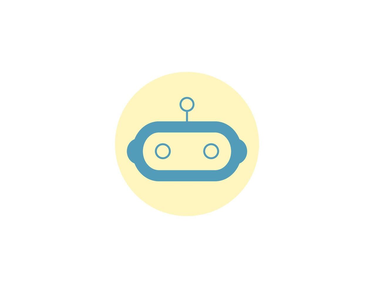 Chatbot, robot, app icon. Vector illustration.