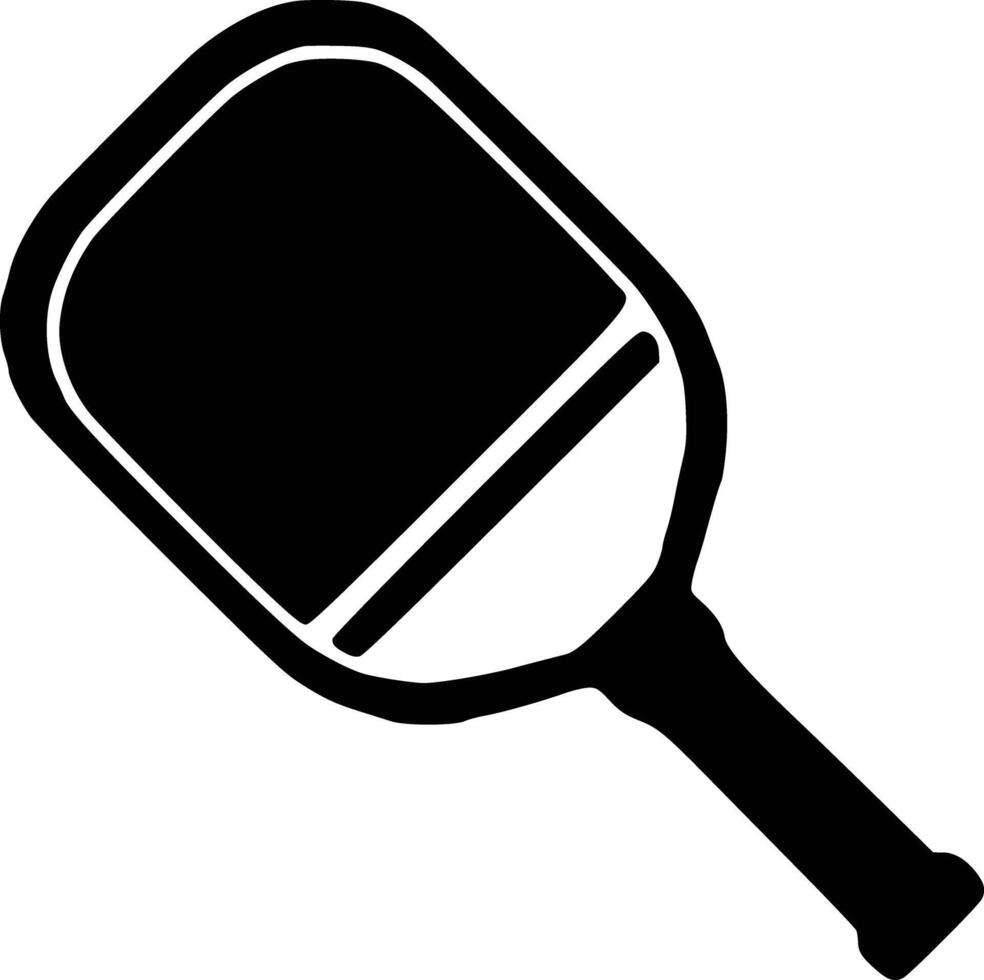 Vector Pickleball Paddles silhouette,Pickleball club and icons vector illustration, Pickleball Paddles flat vector icon, High quality vector