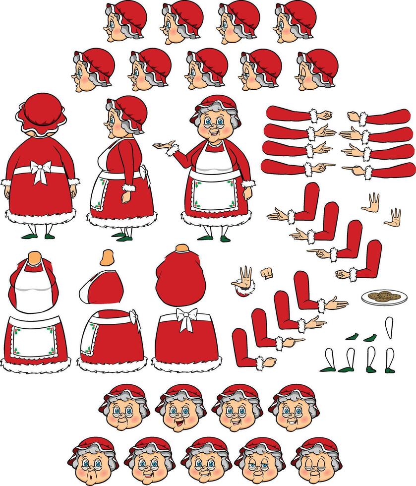 Vector mrs. claus