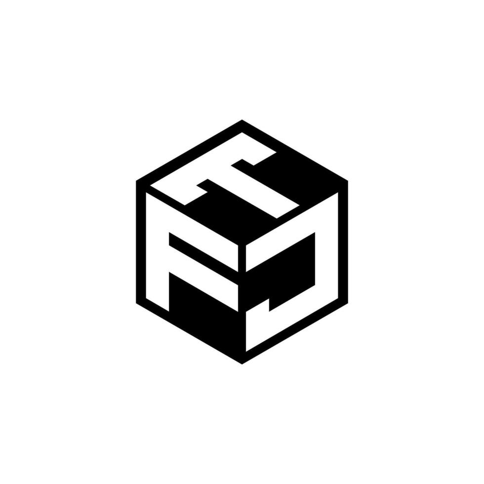 FJT Letter Logo Design, Inspiration for a Unique Identity. Modern Elegance and Creative Design. Watermark Your Success with the Striking this Logo. vector